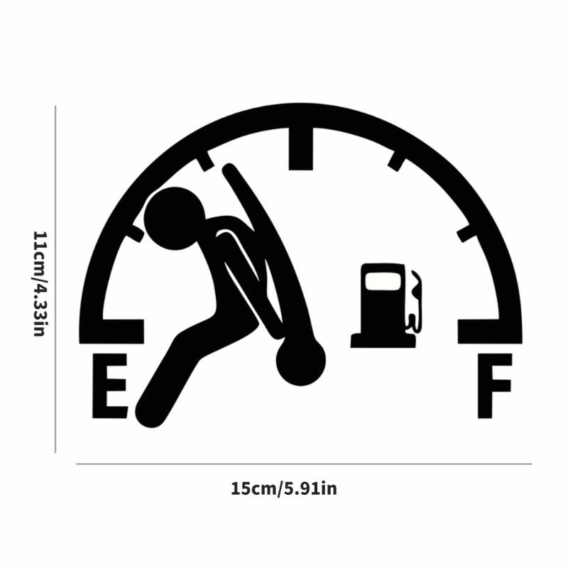 Waterproof Dynamic Fuel Tank Meter Gas Gauge Sticker Premium Decoration For Automotive Home Use Hassle Less Installation