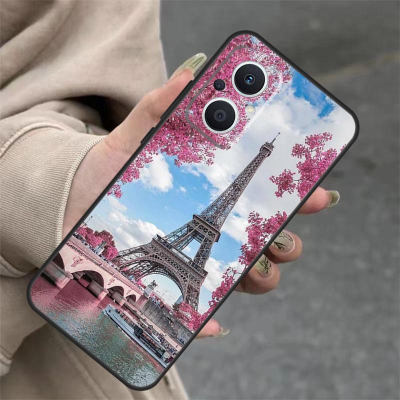 France Paris Eiffel Tower Case For OPPO Reno 8T 13F 14F 12F 11F 10 12 13 14 Pro 7 8 Lite OPPO Find X8 X6 X9 Pro Cover