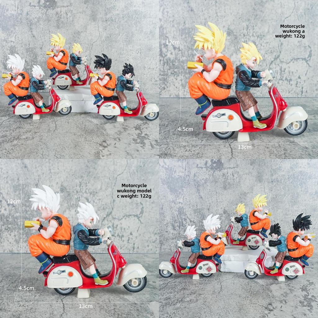 Dragon Ball Son Goku And Gohan Pvc Model Set With Collectible Design For Anime Enthusiasts