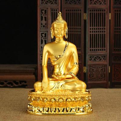 Thailand Buddha Figur sitzende Skulptur Kunstwerk Fengshui Thai Statue für Zuhause