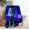 1pc Blanket Jul  Rapper Print Design, Lightweight Blanket for Sofa, Bed- Soft &Warm, Gift for All Seasons Like Christmas, Halloween