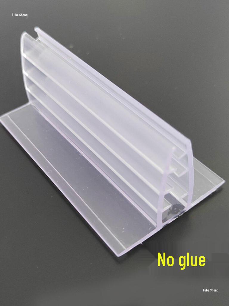 Soft-tooth Removable Glue Canteen Clip - Plastic KT Board Base, Anti-Splash Fixing Clip