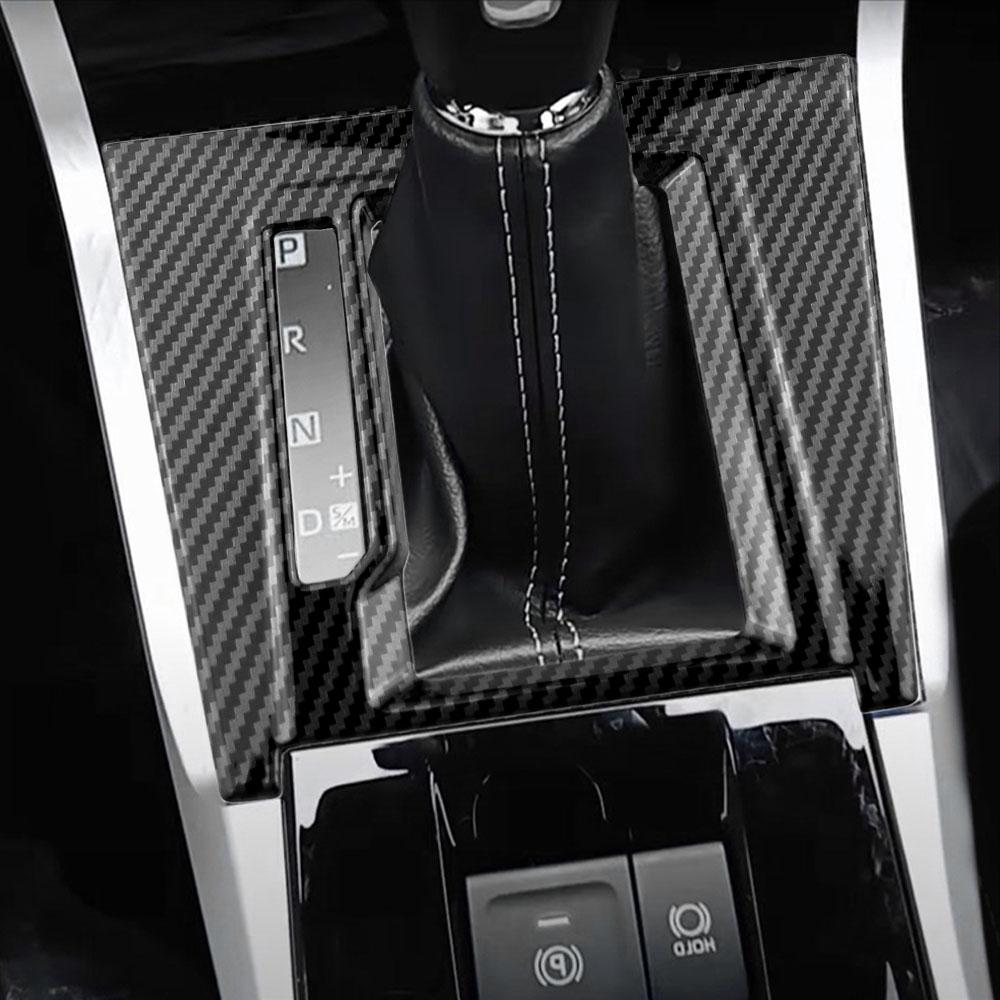 For Toyota Veloz LHD 2022 2023 2024 Carbon Fiber Car Gear Shift Panel Cover Trim Frame Accessories