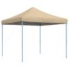 VidaXL Tente de réception pliable escamotable beige 292x292x315 cm, tente, tente à auvent, auvent de gazebo, tente gazebo, 4004914