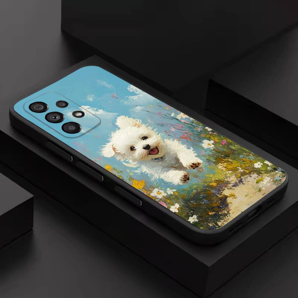 

Shih Tzu Painting Animal Cute For Samsung S 26,25,24,23,22,30,21,10,9,Ultra,Plus,Lite,FE,4,5G Black Soft Case Phone Case SamsungS23ULTRA5G