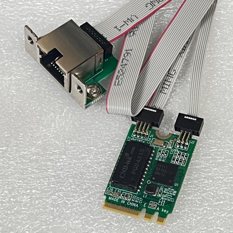 ITL226 M.2 A+E 2.5Gbps Network Card, 100Mbps Desktop Router Adapter.