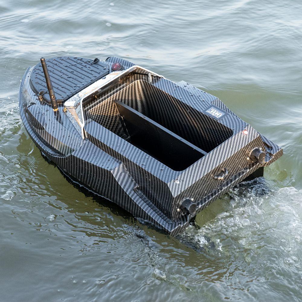 GPS Fishing Bait Boat Flying V080 800M Remote Control Bait Boat Dual Motor Fish Finder Automatic Return 12000mAh Battery 3KG Loading Support