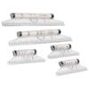 5pcs Measuring Rolling 15cm 30cm Clear Scale Transparent Light Weight Parallel Rolling Ruler with