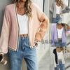 Women S Loose Knit Cardigan Sweater Long Sleeve Casual Commute Style