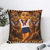 Pillow Case Tung Tung Tung Sahur Chan Is Calling Dance Meme Square Pillow Cover For Living Room Sofa Novelty Pillowcases
