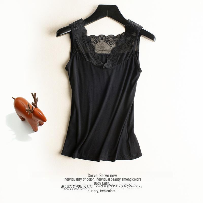 

Женский изящный кружевной жилет с V-образным вырезом 2024 года — мягкий, сексуальный и удобный в пяти цветах One Size