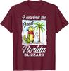 I Survived The Snow In Florida Funny Alligator Unisex T-Shirt