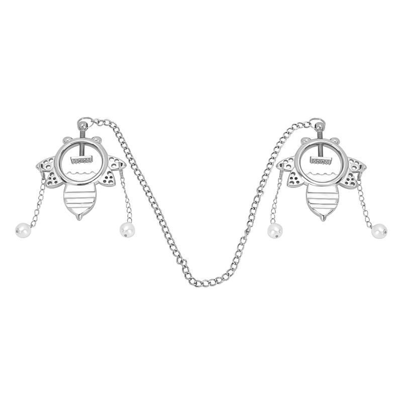 QKKQ Female Nipple Clamp Restricting Breast Clips Nipples Stimulator BDSM Toy Adults Game Masturbation Toys For Couple Foreplay