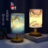 Chinese Artistic Retro LED Desk Lamp for Bedroom or Dormitory