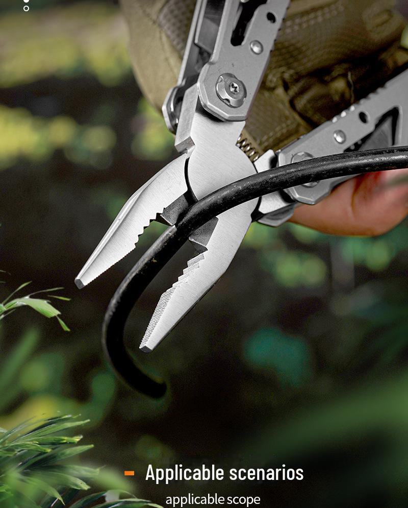Alicates Multiusos Portátiles de Acero Inoxidable para Exterior