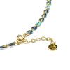 Collier Luxenter en argent 925 et finition on or 18k laqué bleu - Shione