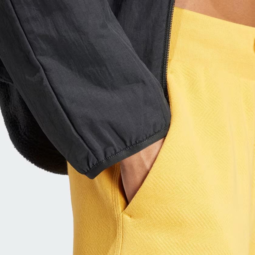 adidas Women's Loose Fit Casual Sweatpants Yellow Female IA3001