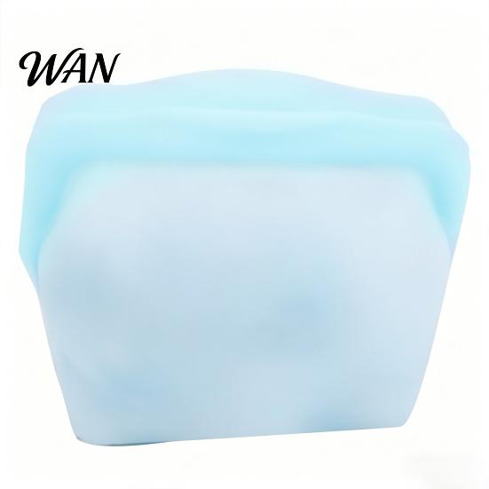 Leak-proof Food Storage Bags Silicone Bag Leak-Proof Upright Freezer Prevent Odor Dishwasher Safe Transfer Reusable Thick Tear-Resistant Snack