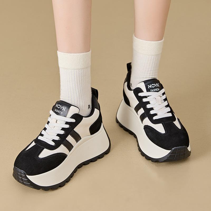 Damenschuhe Herbst Damen Neue Plateau Erhöhung Schuhe Laufsport Freizeitschuhe Kinder
