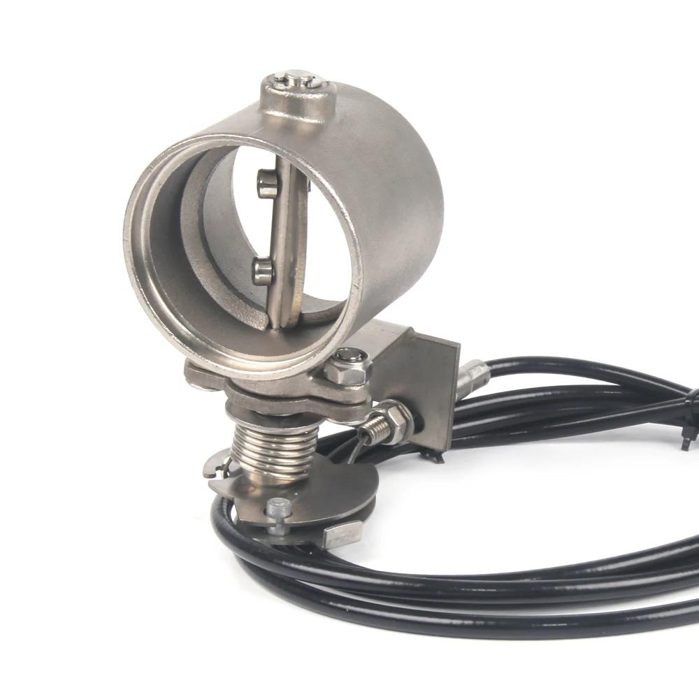 51MM / 2 Zoll Abgasregelventil Für Motorrad-Auspuffrohr Manuelles Bedienventil-Kit Universeller Mehrwinkel-Modus