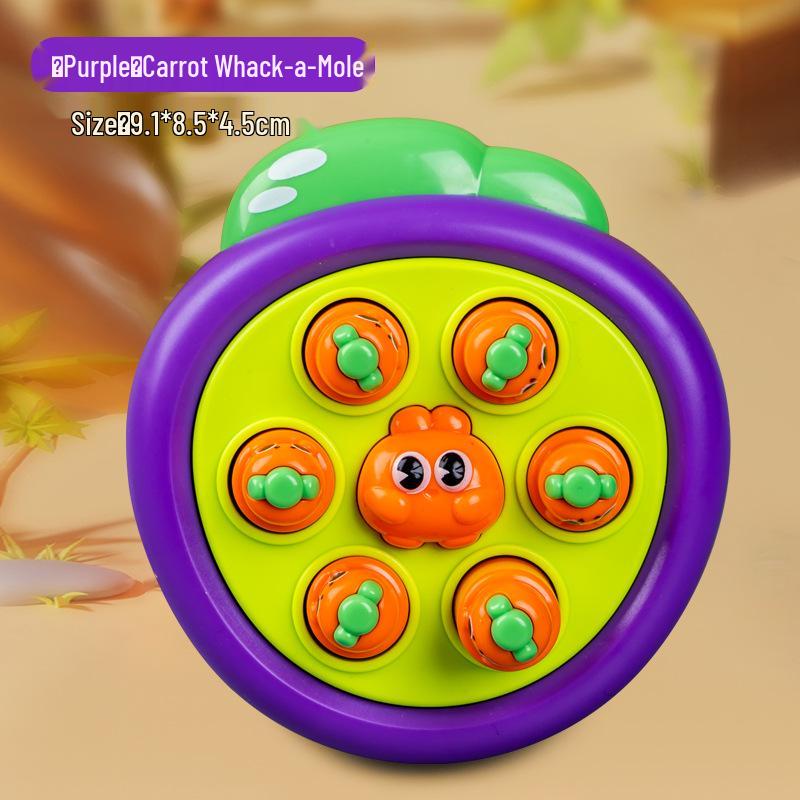 

Yellow Duck Handheld Cartoon Whack-a-Mole Toy for Kids - Educational and Fun