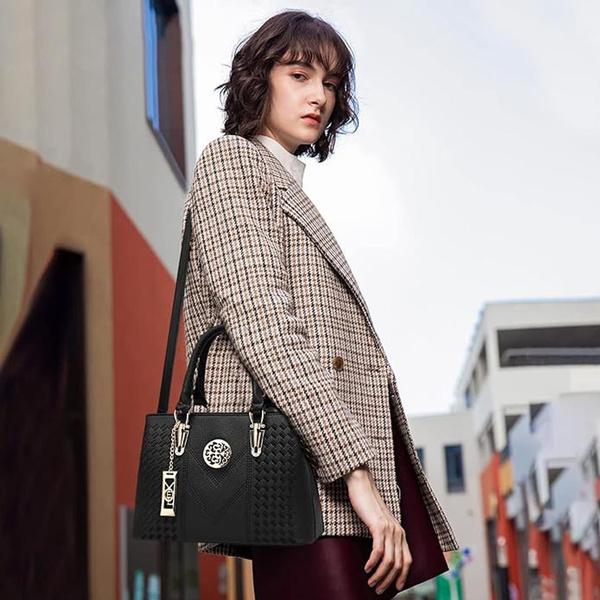 Women Fashion Handbag Leather Top Handle Satchel Shoulder Totes Crossbody Bags Purse