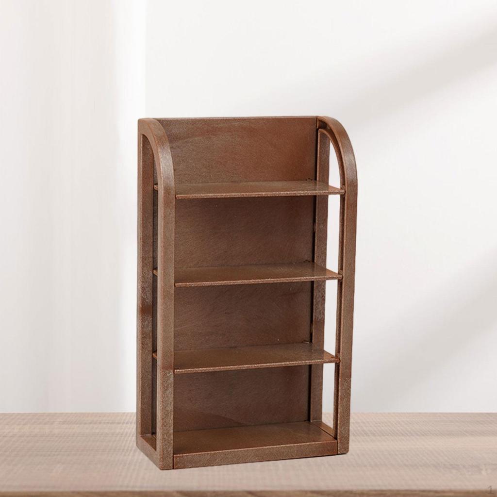 1: 12 Dollhouse Miniature Furniture, 1:12 Display Shelf Shop Storage Model for Food