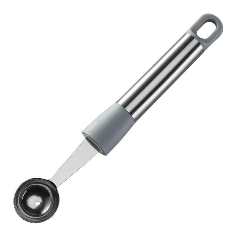 Nerezový nástroj na odstraňování pecek z ovoce, protiskluzová silikonová rukojeť, odolný proti korozi, pro domácí kuchyni, ovocné mísy, přípravu salátů