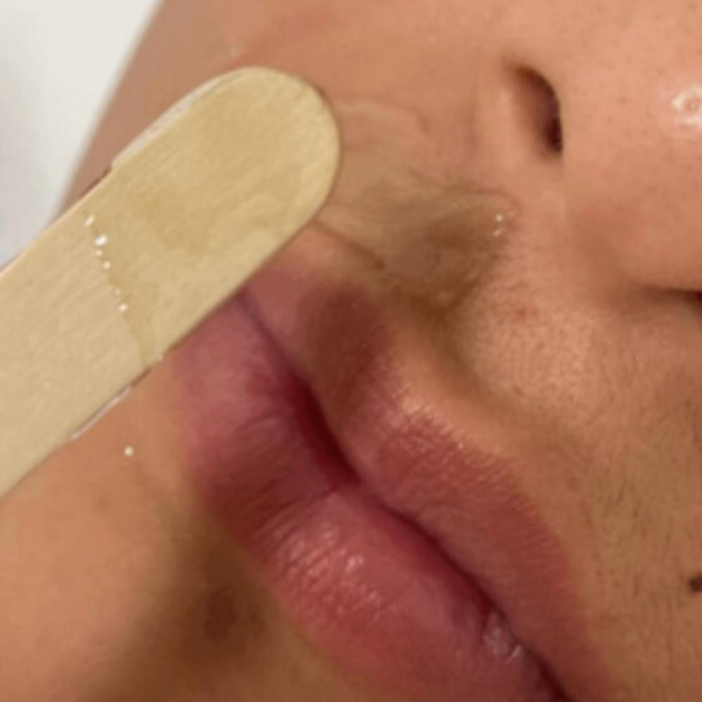 Beard waxing, beard removal cream, upper
