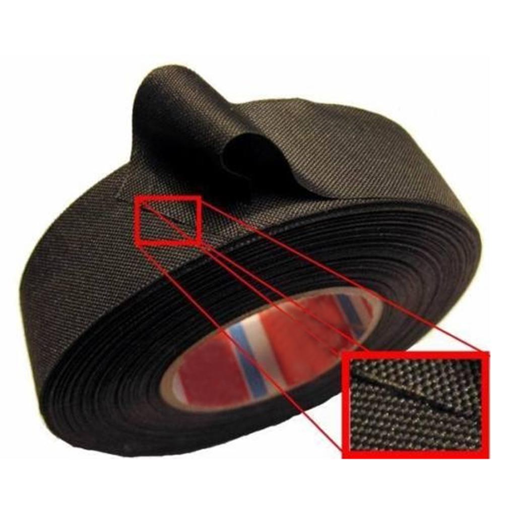 Adhesive Tape Cable Wrapping Wire Harness Cloth Tape Heat Resistant 19mmx25m M