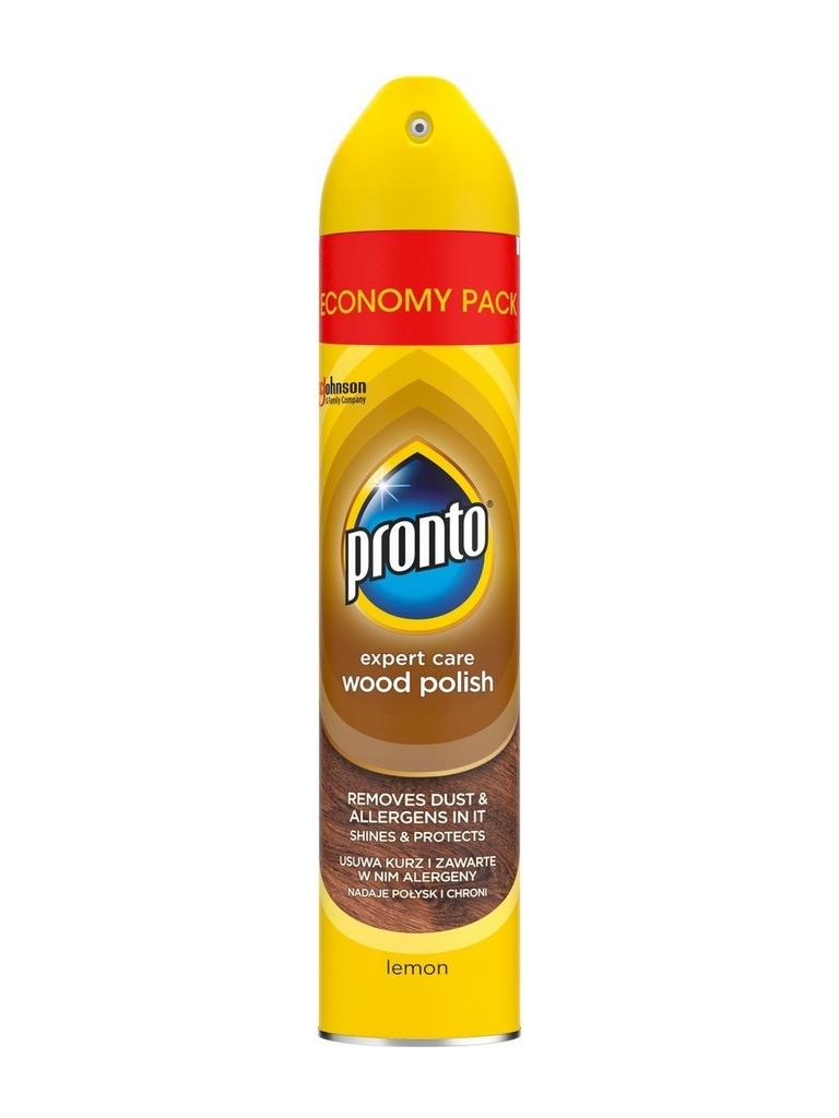 Pronto Expert Care Aerosol For Wooden Furniture Lemon 300 Ml