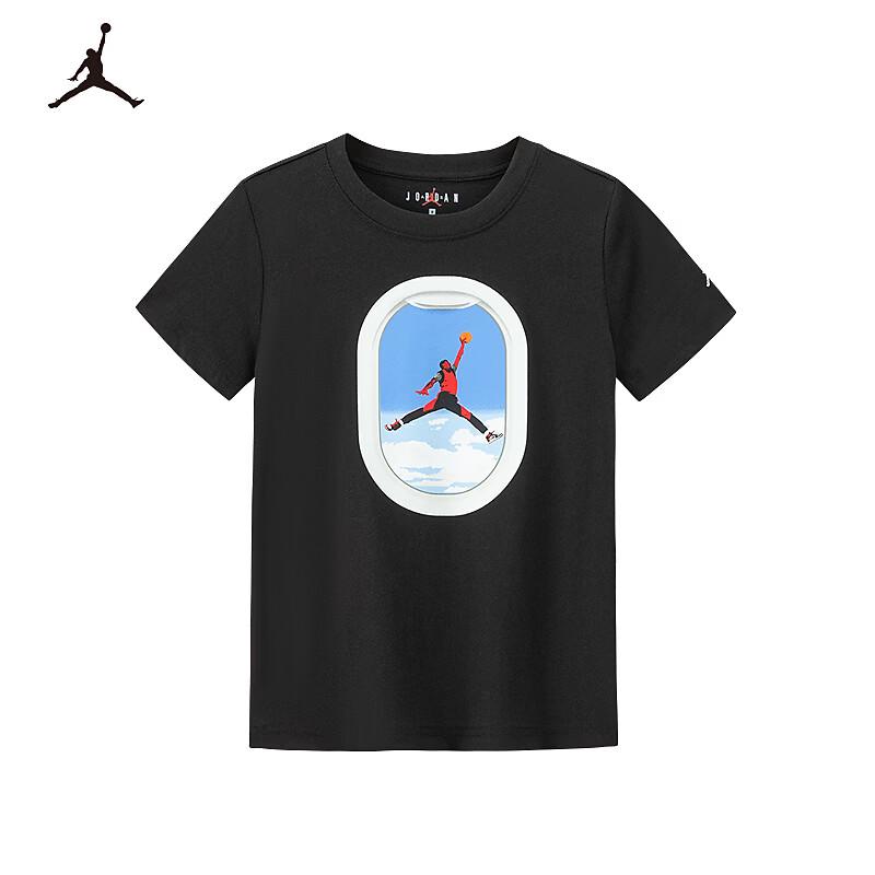 

Детская хлопковая футболка с графическим принтом Jordan AJ L