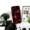 R-Red Spider Lily Flower of Hell Phone Case For Samsung Galaxy A73,A72,A71,A70,A53,A52,A51,Soft Silicone Black Cover