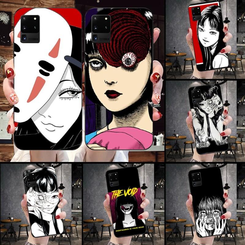 

Чехол для телефона Junji Ito Tomoe Horror для Samsung Galaxy S6 S7 S8 S9 S10 S21 S22 Plus, ультрамягкий черный чехол для телефона