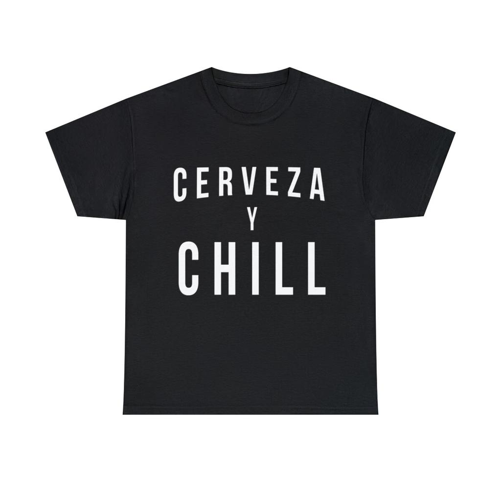 Cerveza Y Chill Graphic Tee Shirt, S-5XL