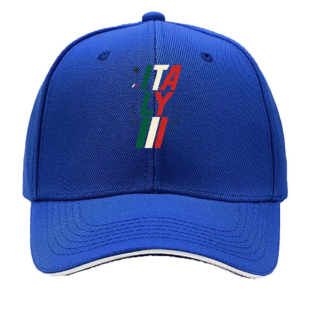 Moderne Italien Flagge Typografie Emblem Sandwich Baseballkappe Sonnenkappe Outdoor Workouts Hut