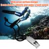 Loud Survival   Emergency   Whistle for Diving Hiking Camping(Gray)