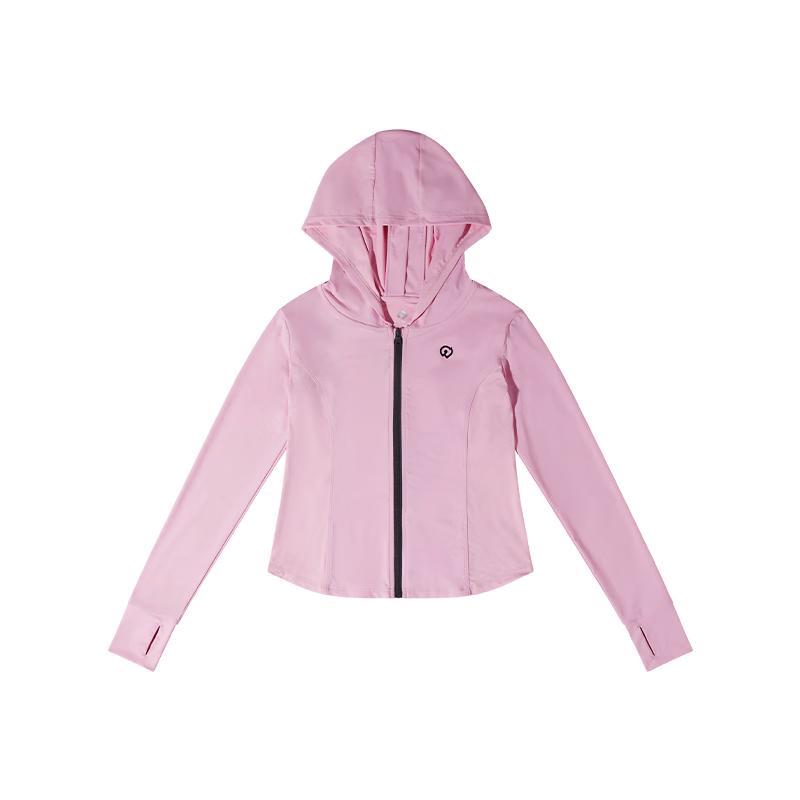Girls' Breathable Ice Silk UPF50+ Sun Protection Hooded Jacket
