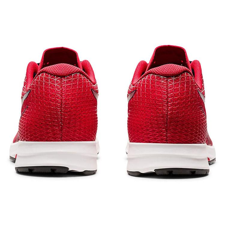 Asics Lyteracer 4 Abrasion Resistant Low Top Running Shoes Men's Red