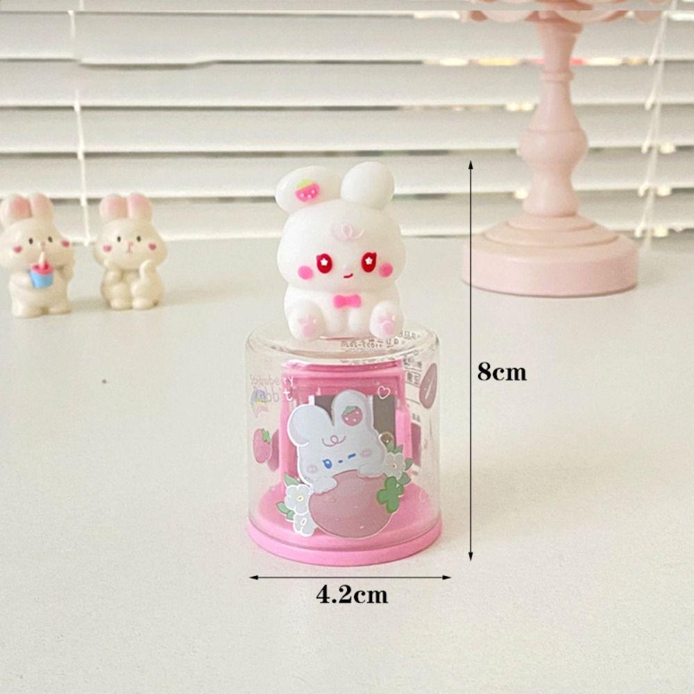 

Инструмент для заточки карандашей с двумя отверстиями, портативная точилка, мультяшная милая точилка для карандашей, студенты 01