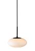 Luminária Pendente Interform Fatima 1 LT-4041 (Lâmpada não incluída, vendida separadamente) Vidro, Branco, Preto, Luz Única