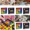 Hues And Cues Un Gioco di Indovinelli di Colori Indizi Puzzle Giocattolo con Componenti in Plastica per Attività Familiari e di Festa