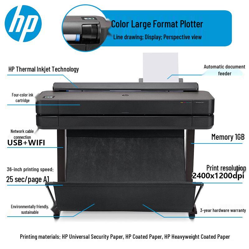HP Designjet T250 24-inch Large Format Printer