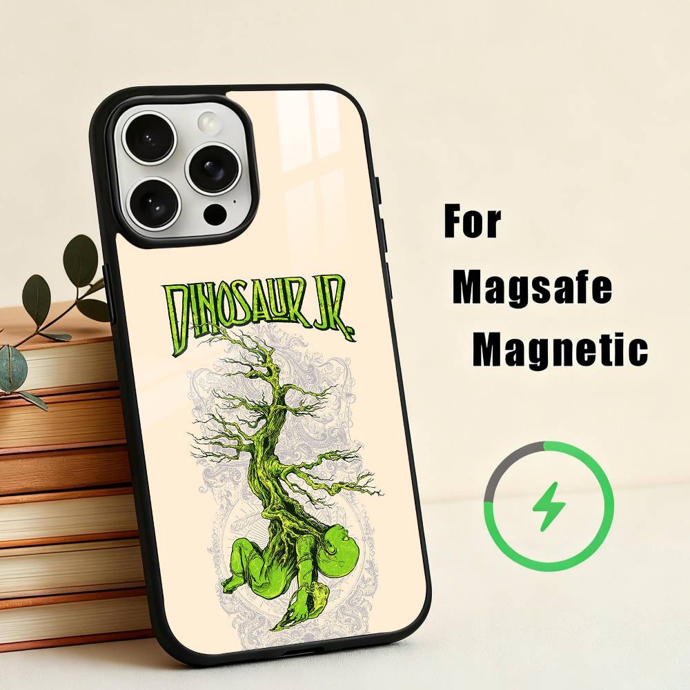 Alternative Rock Dinosaur Jr. Band Phone Case For iPhone17,16,15,14,13,12,11 Plus,For Magnetic Wireless Charge Cover