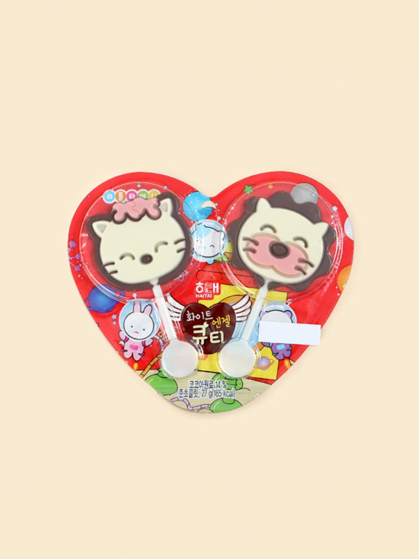 Haitai White Angel Cutie Chocolate Bar 27g 1ea