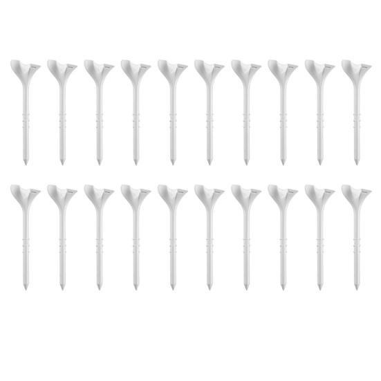 

20 шт., 83 мм, футболки для гольфа, наклонная вставка 10 градусов, уменьшение трения, износостойкие, портативные, профессиональные, мини-пластмассовые, мяч для гольфа, шипы, аксессуары для гольфа 20PCS