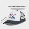 Football-Printed Mesh Cap Lightweight, Breathable, Adjustable Sporty Style Unisex Football Events Gift For Football Enthusiasts