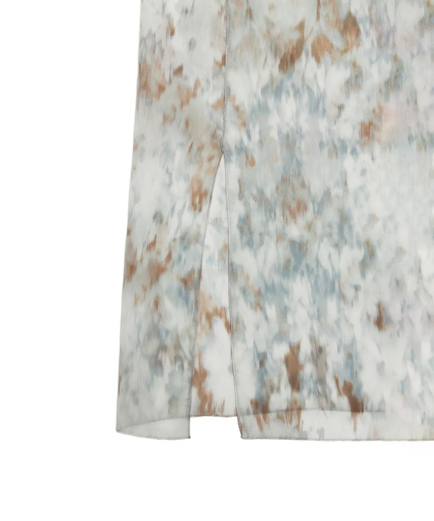 Youth Printing Jersey Dress - Light Gray