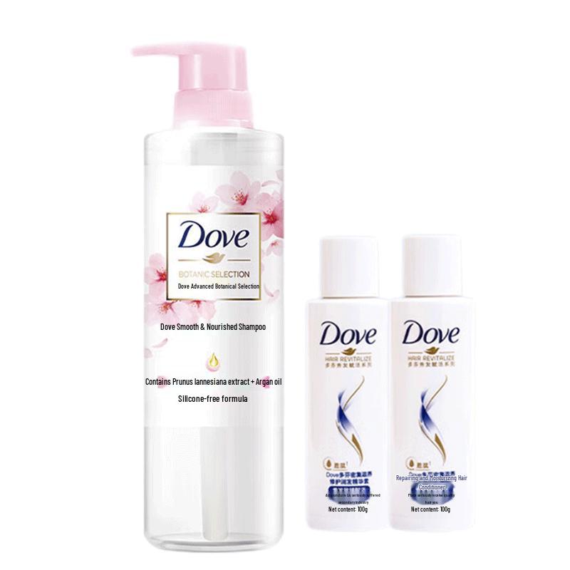 Dove Botanical Smooth & Rich Shampoo & Conditioner Set