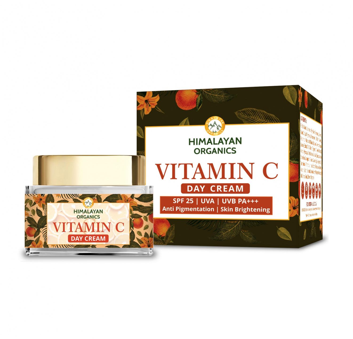 Осветляющий дневной крем для лица с витамином С (50 мл), Vitamin C Day Cream,  Himalayan Organics 23.4625